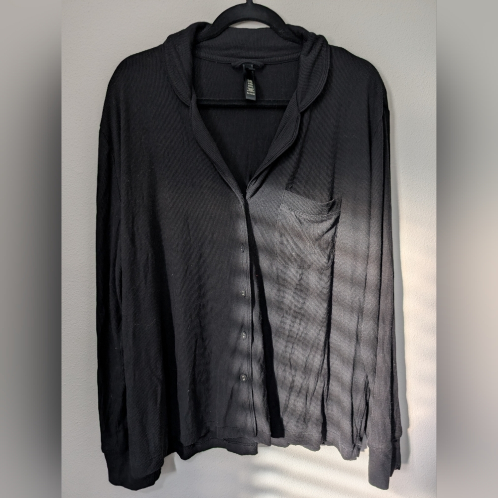 Skims Soft Lounge Ribbed Pajama Top XL